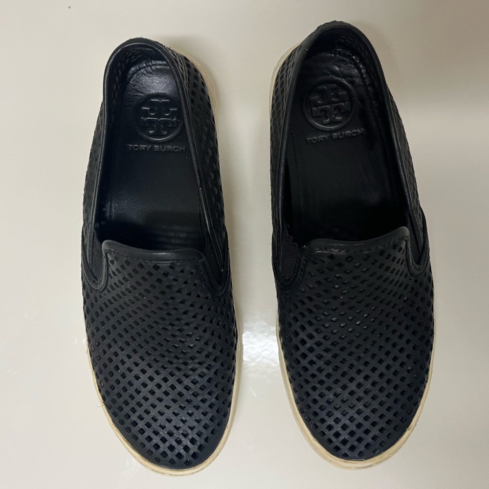 TORY BURCH ‘Jesse’ leather slip on sneaker size 6.5